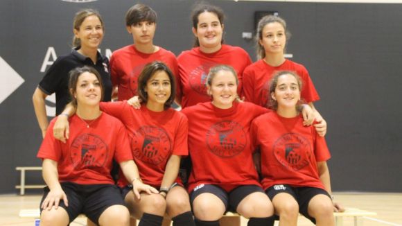 L'equip femení del Futbol Sala Sant Cugat
