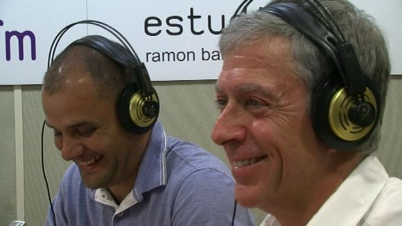 Duque i Santasusagna, somrients a l'estudi Ramon Barnils