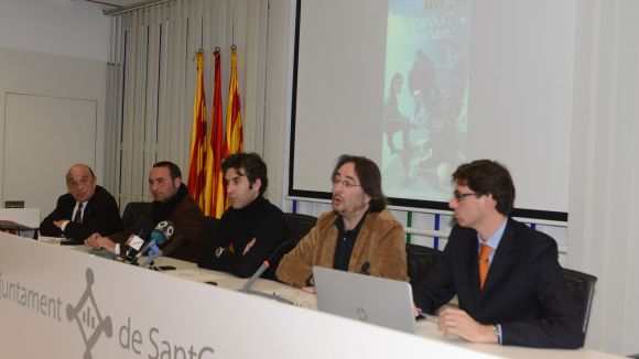 D'esquerra a dreta, J.Castell, J.C.Galofr, X.Tizn, R.Grang i P.Ontiveros / Foto: Premsa Sant Cugat