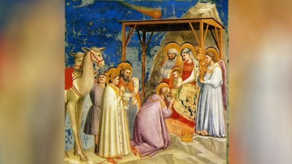 'L'adoracio als Reis Mags', de Giotto