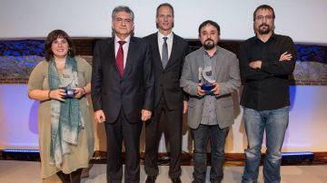 Els guanyadors del Premi Boehringer Ingelheim de Periodisme en Medicina / Foto: Boehringer Ingelheim