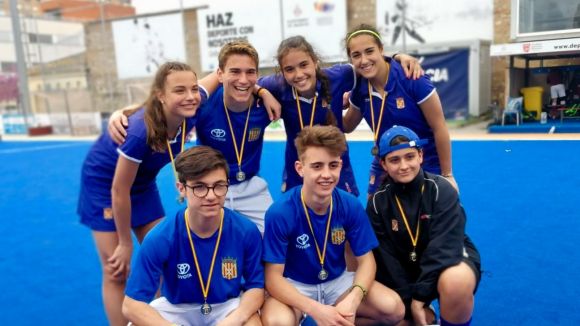 Set integrans del Junior, campions d'Espanya sub 16 amb Catalunya / Font: Rafa Espino