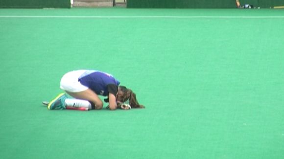 Les jugadores del Junior totalment desolades després de perdre la final