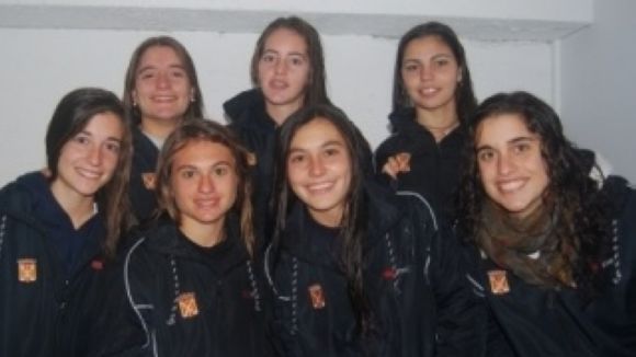 Les noies de la selecci catalana femenina sub 18 / Font: RFEH