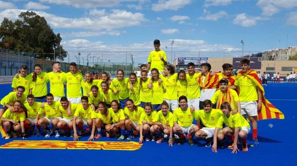 Catalunya sub 16 masculina i femenina han guanyat l'Estatal d'hoquei herba / Font: Hockey_cat
