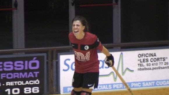 Cinc gols d'Anna Espriu donen el segon triomf a casa al Patí Hoquei Sant Cugat