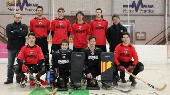 Jordi Raga amb els seus jugadors / foto: PHCSC