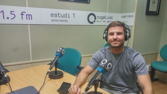 Álvaro Córdoba a l'estudi de Cugat.cat