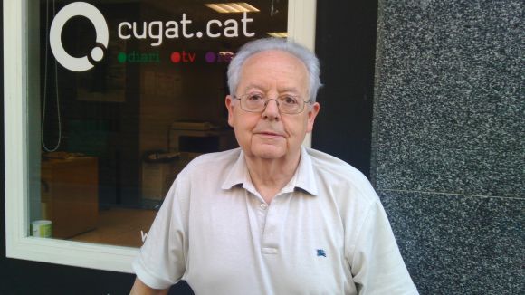 Esteve Sala, president de la secci local d'ACAP als estudis de Cugat.cat