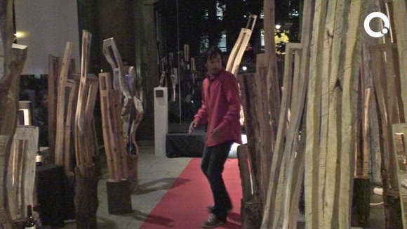 Leña de Luxe presenta el seu art 'trencador' al Museu del Monestir