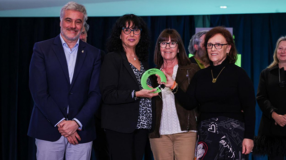 Premi a tota una trajectòria a les pioneres del futbol femení de Sant Cugat