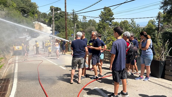 Formaci per risc d'incendis a la Festa Major de Sol i Aire