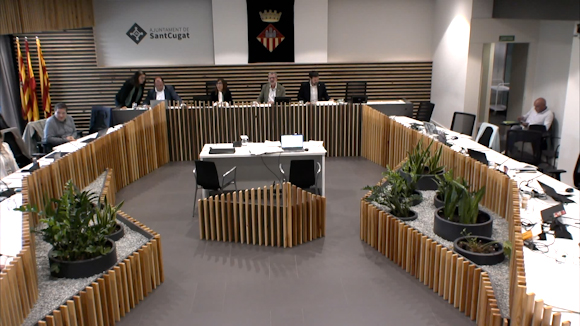 Ple ordinari del mes d'abril de 2025