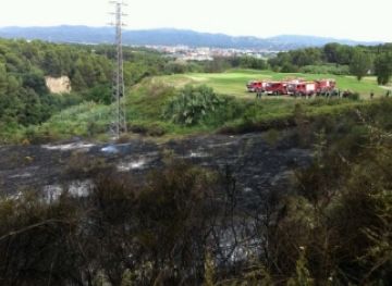 El foc va cremar 7.500 metres quadrats / Font: Localpress