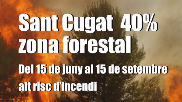 'Stop al foc' és el lema de la campanya d'enguany per prevenir incendis