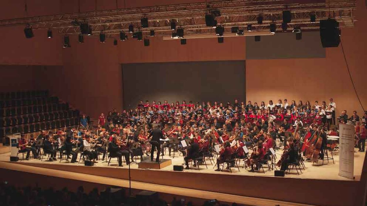 El concert t una elevada participaci / Foto: Teatre-Auditori