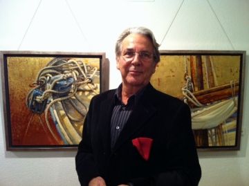 Jaume Laporta s un dels pintors assidus a la galeria