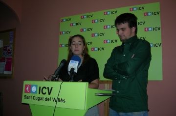 Els coordinadors comarcals de les JEV, Ldia Brun i Ramon Gutirrez