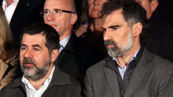 Jordi Sánchez i Jordi Cuixart, en una imatge d'arxiu / Foto: ACN