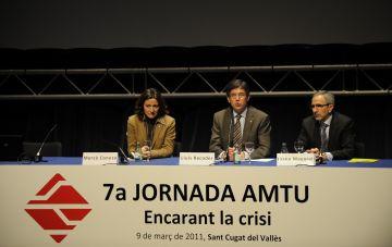 Conesa, Recoder i Mayoral d'esquerra a dreta / Foto: Toni Torrillas