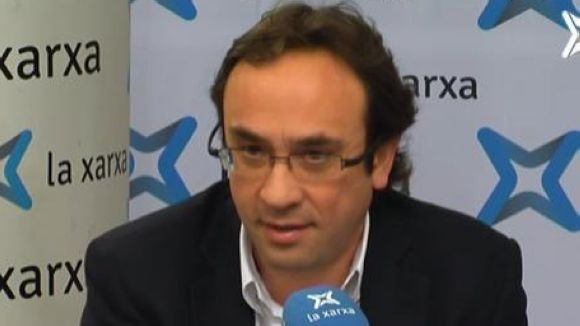 Josep Rull durant l'entrevista a 'La Xarxa'