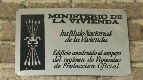 Una placa franquista / Fotografia: Wikipdia