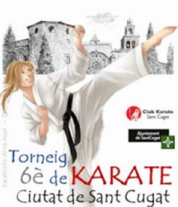 Carte del sis Torneig de Karate Ciutat de Sant Cugat FONT: Karate.cat