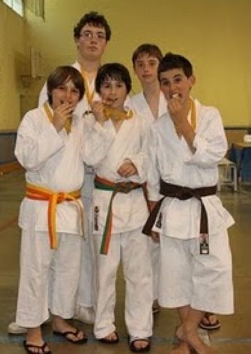 Quatre podis del Club Karate Sant Cugat