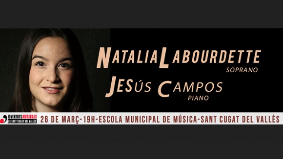 Concert: Natalia Labourdette, soprano; i Jess Campos, piano