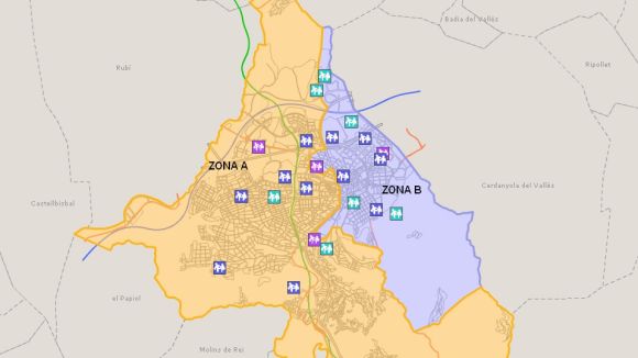 Mapa escolar per al curs 2013-2014