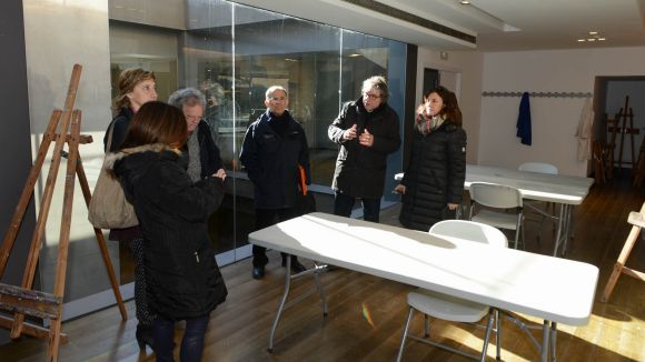 L'equip de govern va visitar el nou centre al febrer / Foto: Localpres