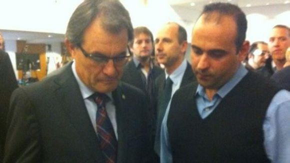 Musoy ha presentat el manifest a Artur Mas / Font: @jordimusoy