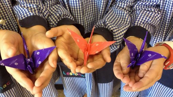 Els origamis sn els protagonistes / Foto: Mtua General de Catalunya