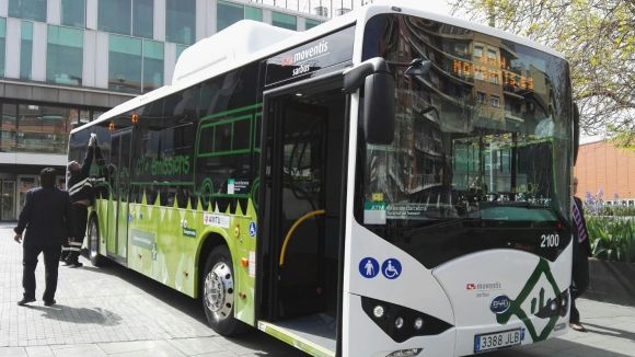 Presentació de la nova línia de bus elèctric a la zona de Can Sant Joan