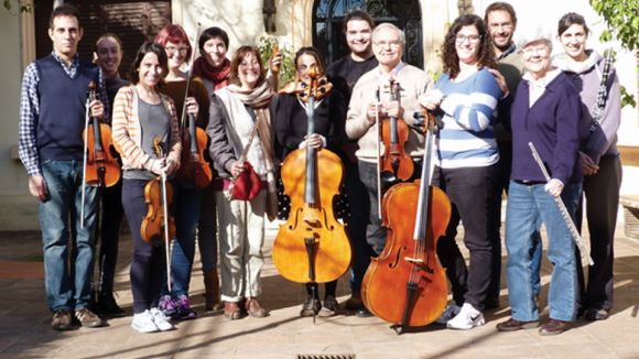 Foto de famlia de l'orquestra Felip Pedrell / Foto: Web de l'Ajuntament