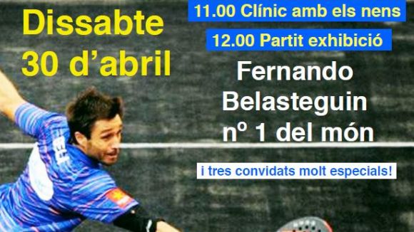 Fernando Belastegun impartir un clnic al Tennis Nataci Sant Cugat / Font: Nataci Sant Cugat