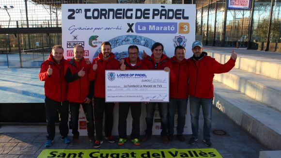 El torneig Pdel x laMarat ha recaptat 12.500 euros / Font: Padel x la Marat