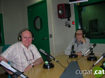 Pere Pahissa i Joan Fbregas a l'estudi Ramon Barnils de Cugat.cat