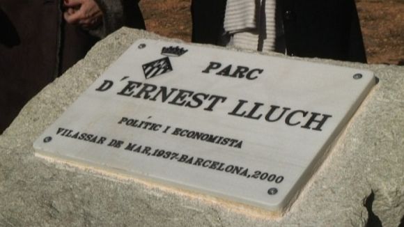 El parc d'Ernest Lluch s'ha inaugurat aquest diumenge