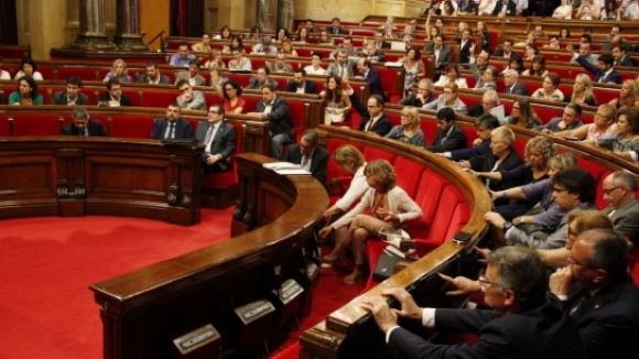 Una sessió del Parlament de Catalunya