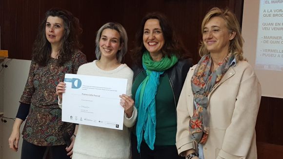 Patrcia Galn ha recollit el premi de mans de l'alcaldessa / Foto: Ajuntament