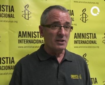 El president d'Amnistia Internacional de Catalunya, Pep Pars