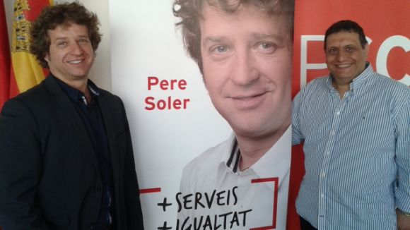 Pere Soler i Vicen San Francisco, durant l'acte de presentaci de la campanya