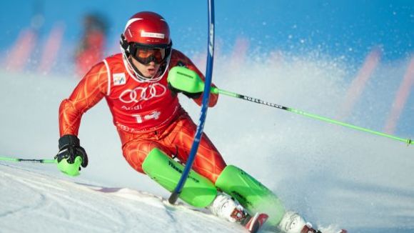 Imatge de l'esquiador santcugatenc Pol Carreras