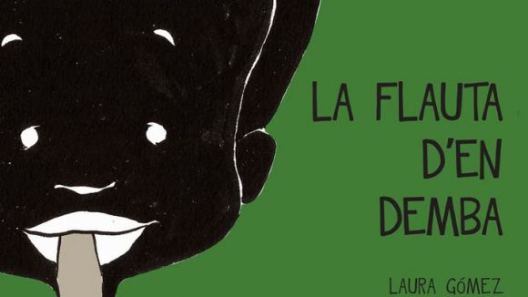 Detall de la portada de 'La flauta d'en Demba', de Laura Gmez // Foto: Comanegra.com