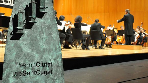 El guardó que es dóna als Premis Ciutat de Sant Cugat / Foto: Web de l'Ajuntament