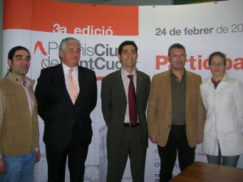 Foto de presentació dels Premis Ciutat de Sant Cugat 2007