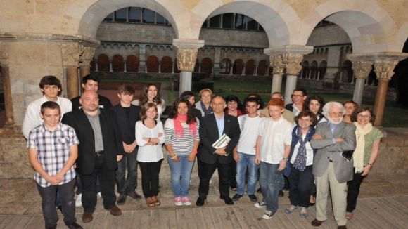 Els guanyadors de l'edici dels premis Pere Ferrer del 2011 / Foto: Ajuntament de Sant Cugat