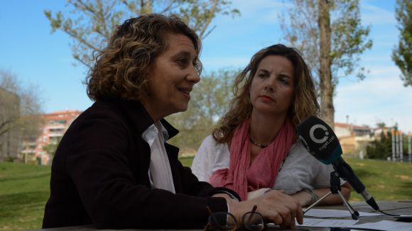 Concepció Curet i Joana Barbany han presentat la proposta / Foto: Localpres