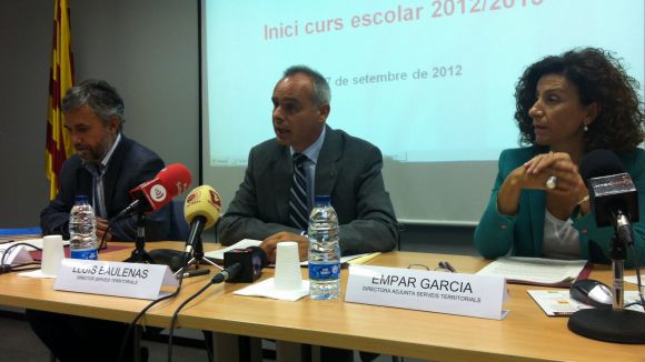 Roda de premsa de la presentació del nou curs escolar a Sabadell